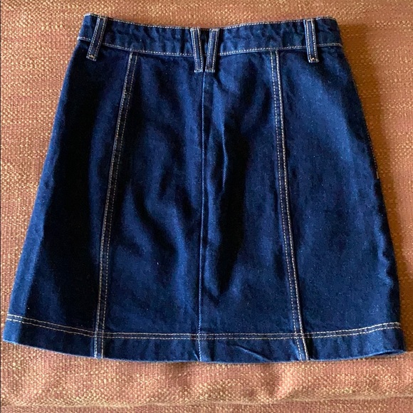 Stradivarius Button Down Jean Skirt - Picture 5 of 7